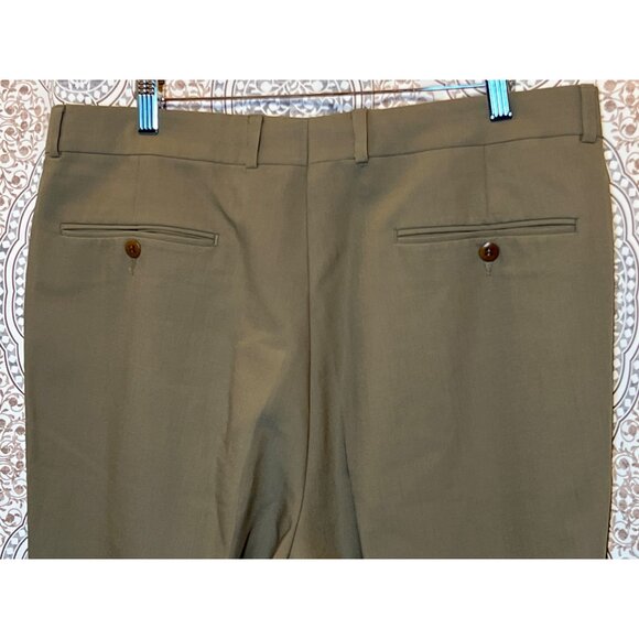 Hugo Boss Mens Olive Green Dress Pants Size 38R - Picture 5 of 11